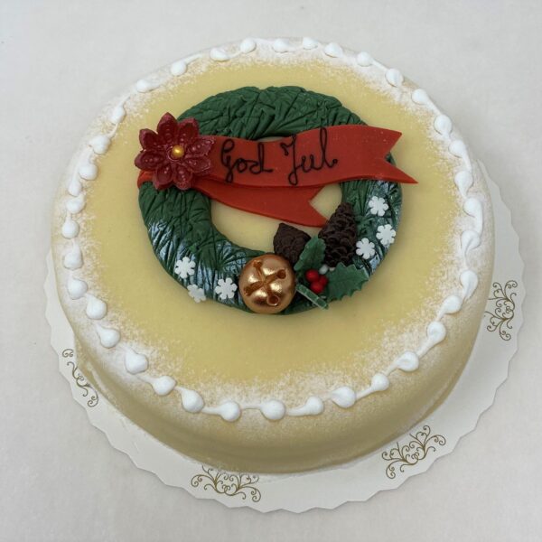 Julefest marsipankake