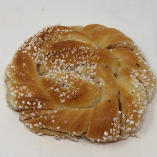 Kanelknute med perlesukker