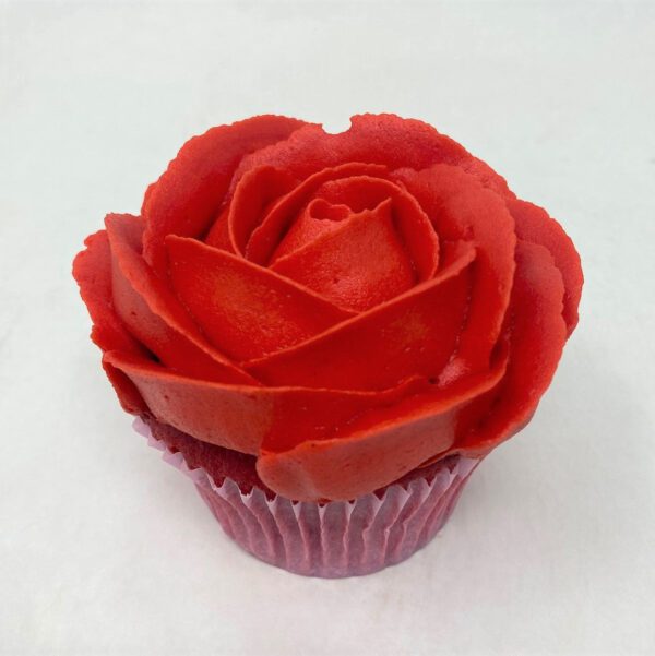 Rose cupcake 6 pk