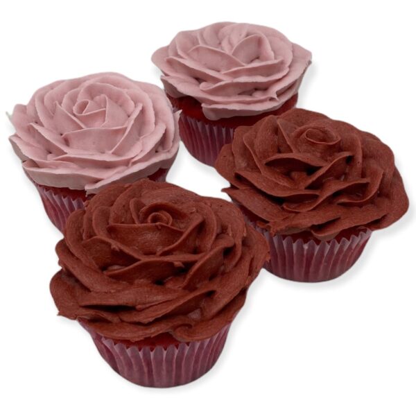 Cupcake rose 4 pk